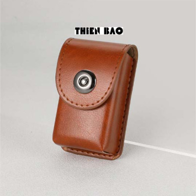 Bao da có đai đeo hông làm thủ công HANDMADE BD05 chuyên dùng để đựng kính lão thị, viễn thị gấp gọn KT 8*4*3CM