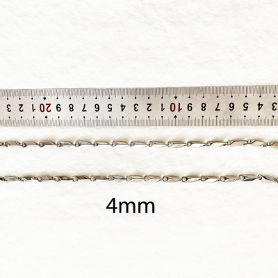 Dây chuyền nam 4mm - vĩnh viễn không đen - dây chuyền chuẩn chất đàn ông
