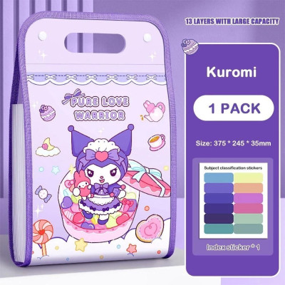  Túi bìa lưu trữ , giấy A4 , tài liệu , gồm 13 ngăn  trong suốt  chống thấm nước , nút bấm quai xách  đa năng 