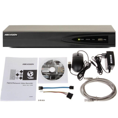 Đầu Ghi Camera IP 16 KÊNH HIKVISION DS-7616NI-K2 Ultra HD 4K 8MP, 2 HDD SATA - Hàng Chính Hãng