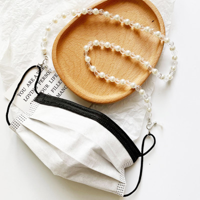 Dây kính hạt cườm tròn nam nữ cá tính nổi bật dây đeo khẩu trang đa năng tiện dụng