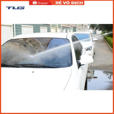 Bộ dây và vòi xịt  tăng áp rửa xe tưới cây 15M (cút đồng nối nhựa đen) 206817