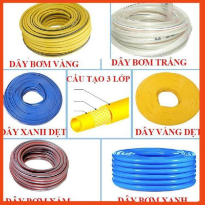Bộ dây và vòi xịt tăng áp rửa xe tưới cây 7-10M(cút đồng nối nhựa đen) 206817