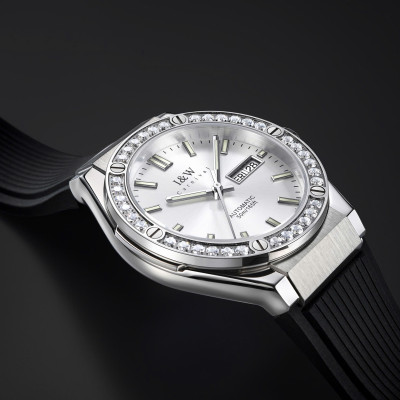 Đồng Hồ Nam I&W Carnival 55851G1 Chính Hãng Full Box Chống Nước Kính Chống Xước Dây Silicon Cao Cấp BH 60T (Máy Cơ Tự Động)