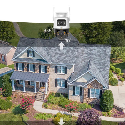 Camera Wifi IMOU Cruiser Dual 10MP IPC-S7XP-10M0WED Xoay 360 Ngoài Trời - Hàng Chính Hãng