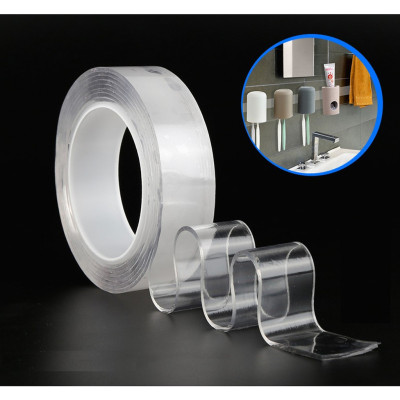 Băng Keo Nano Dán 2 Mặt Trong Suốt - Băng Dính  Đa Năng Dán Tường Treo Đồ, Treo Tranh Ảnh, Cố Định Vật,...Hàng Cao Cấp