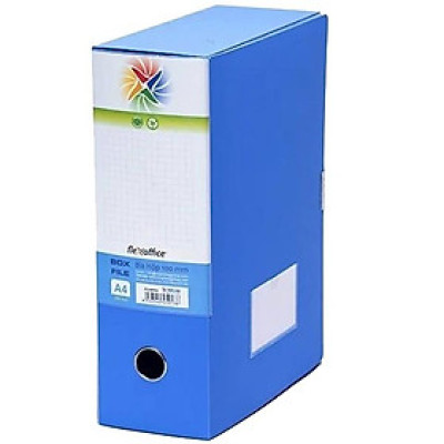Bìa Hộp PP 100-A4 Flexoffice Fo-Bf03 Xanh