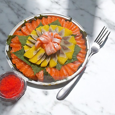 Combo 4: Cá hồi 300gr & Cá Trích 160gr (hộp)