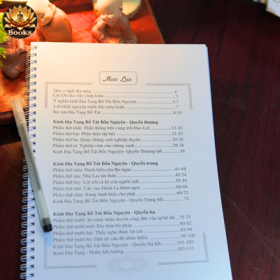 Sách Chép Kinh - Địa Tạng Bồ Tát Bổn Nguyên - PAI BOOKS.