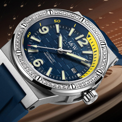 Đồng hồ nam chính hãng IW CARNIVAL IW661G-3 Kính sapphire ,chống xước,Chống nước ,Bảo hành 24 tháng,Máy cơ (Automatic),Dây cao su cao cấp,thiết kế thể thao