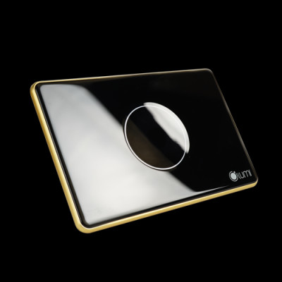 Công tắc cảm ứng Lumi, Kính lõm viền vàng, Hàng chính hãng