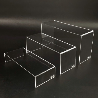 Kệ trưng bày mica 3 mặt uốn Enter TB110 200x80x40mm mica dày 2mm, Kệ livestream, Kệ mica chữ U trong suốt để đồ đa năng (20)