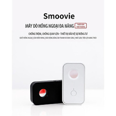 Máy Dò Camera Ẩn XM SMOOVIE Chống Quay Lén và Cảnh Báo Chống Trộm - Thiết Bị Dò Hồng Ngoại Phát Hiện Chuyển Động - Hàng chính hãng