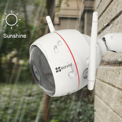 Camera IP wifi Ezviz Cs-CV310 (C3W) báo động kèm thẻ nhớ 32GB Sandisk - Hàng chính hãng