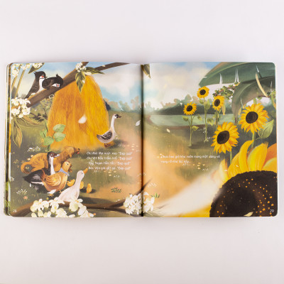 Truyện đồng thoại - Bộ Vườn Nhà Bà 2 cuốn Gà Mái Mơ và Ngỗng Sư Tử - Cho bé 2+, tiểu học