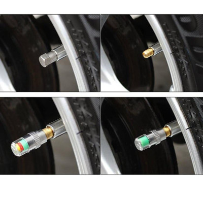 Bộ 4 van xe cảnh báo áp suất lốp xe ô tô xe máy lõi đồng cao cấp
