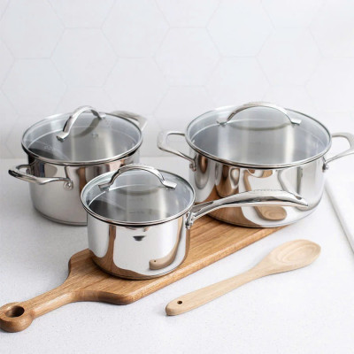 Nồi inox đáy liền Scanpan STS 16cm 7523 dùng bếp từ, máy rửa bát