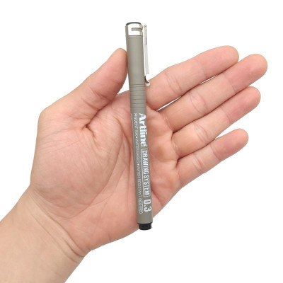 Bút Vẽ Kỹ Thuật 0.3 mm - Artline EK-233-BK - Màu Đen