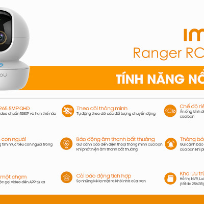 Camera Wifi Imou IPC-GK2CP-5C0WR (5.0MP)Ấn gọi trực tiếp đàm thoại 2 chiều - Hàng chính hãng