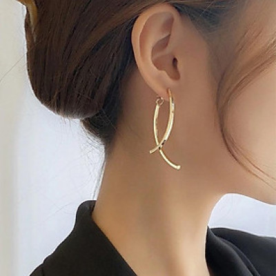 Earrings nữ đeo tai thiết kế đơn giản, thanh mảnh