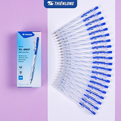 Bút Bi Xanh TL-027 (Hộp 20 cây)