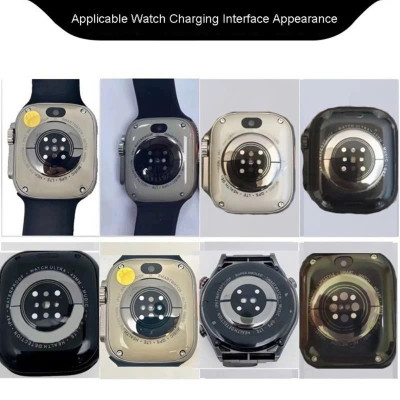 Dây sạc Cáp sạc Từ tính Đồng hồ Thông minh TK S9 CD99 S16 hình tròn 4 lõi sạc nhanh S8 / S9 Ultra / DW89 Truyền dữ liệu Kết nối máy tính - Hàng nhập khẩu