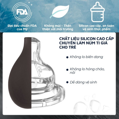 Muỗng rang silicon DandiHome cao cấp chịu nhiệt cực tốt dùng để nấu ăn