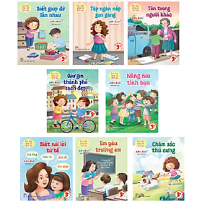 Combo. Em tập ứng xử lịch sự (8 cuốn)