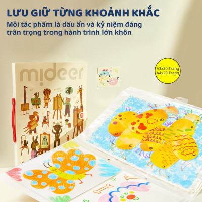Túi đựng tài liệu tranh vẽ A3 Mideer Colorful Creations Gallery