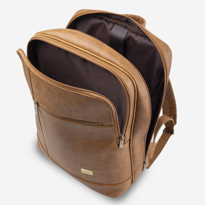 Balo da nam nữ đựng laptop 15.6 inch, ba lô công sở phom rộng, nhiều ngăn IDIGO UBP2-519-00