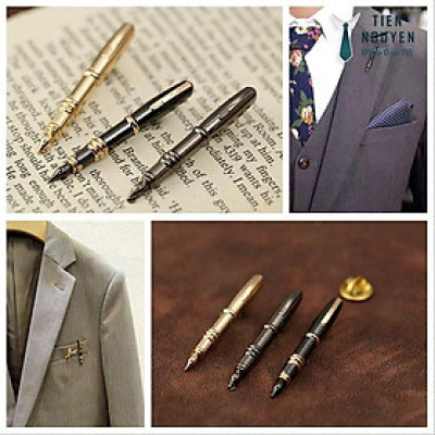 Ghim cài áo BÚT MÁY - lapel pin - Phụ kiện Cài Áo