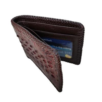 Ví Nam-Bóp Nam Da Cá Sấu Thật TiTi Đô Cao Cấp VDCS2028