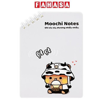 Sổ Lò Xo Moochi Notes A6 - Kẻ Ngang - 160 Trang 80gsm - The Sun 06