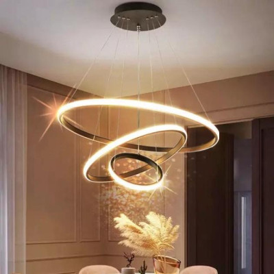 Thiết kế mới - Đèn thả vòng LED năng lượng tối tân - 5 mẫu tùy chọn lựa nhiều kích thước