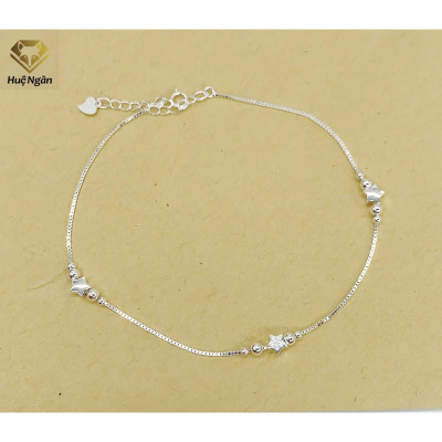 Lắc chân bạc Ý 925 Huệ Ngân - Ngôi sao may mắn RYBJ50118