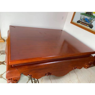 Sập Chân Quỳ Dạ Cá Yếm Chơn gỗ Gụ Nam Phi