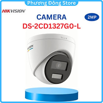DS-2CD1327G0-L CAMERA IP HIKVISION COLORVU LITE CÓ MÀU 24/7 GIÁ RẺ - Hàng chính hãng