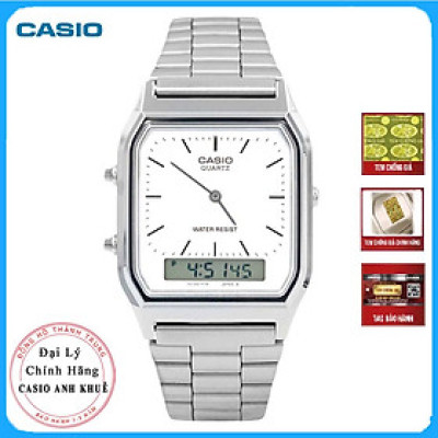 Đồng Hồ Chính Hãng Casio AQ-230A-7D Phong Cách Vintage