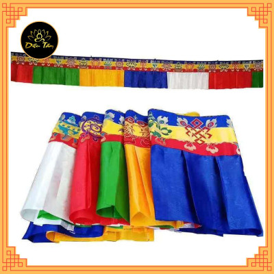 Rèm quây bàn thờ rèm viền quây hình bát bảo cát tường, rèm che chân tường phòng thờ trang trí màu sắc mật tông Diệu Tâm