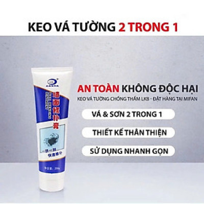 Combo 2 Lọ Keo Vá Tường . Trần Nhà Chống Thấm 250gr – Trám Vết Nứt, Chống Mốc Hiệu Quả