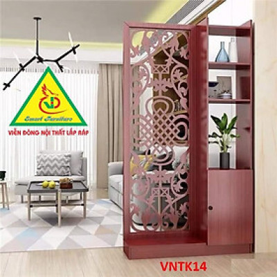 Vách ngăn tủ kệ trang trí VNTK14 _ Nội thất lắp ráp Viendong Adv