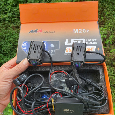 đèn bi cầu Mini M20z sẵn công tắc và mạch Passing MA RACING (Giá trên 2 đèn)