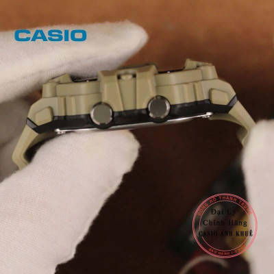 Đồng hồ điện tử nam Casio WS-1700H-5AVDF dây nhựa