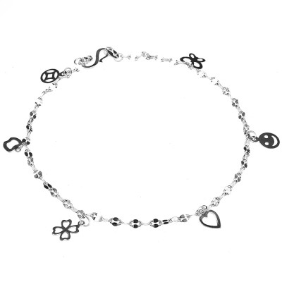 Lắc Chân Nữ Bạc Hiểu Minh LC043 bạc ta