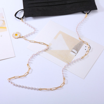 Chuỗi dây đeo gọng kính dây đeo khẩu trang đeo mặt nạ hoa cúc daisy thời trang cá tính