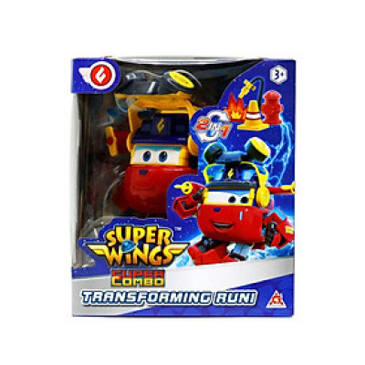 Đồ Chơi Robot Biến Hình Cỡ Lớn Runi Cứu Hỏa SUPERWINGS YW790245