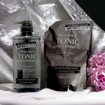 Dầu Gội Đầu Dành Cho Nam Chiết Xuất Bạc Hà Pharmaact Tonic Rinse In Shampoo  (Chai 600mL)