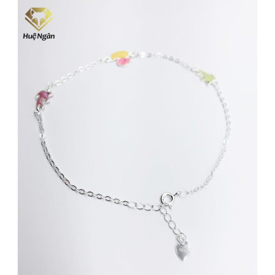 Lắc chân bạc Ý 925 Huệ Ngân - Fish and bird RYBJ50026