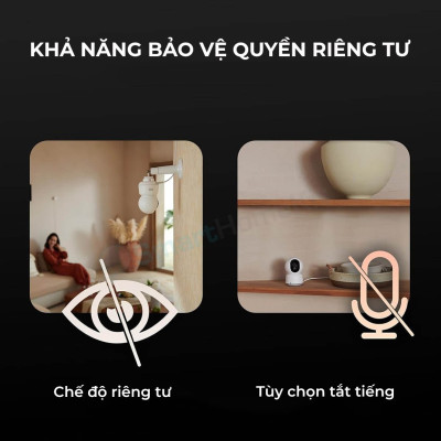 Camera thông minh Aqara E1 CH-C01E Wifi 6E Xoay 360 2K indoor Bản Quốc Tế - Hàng Chính Hãng