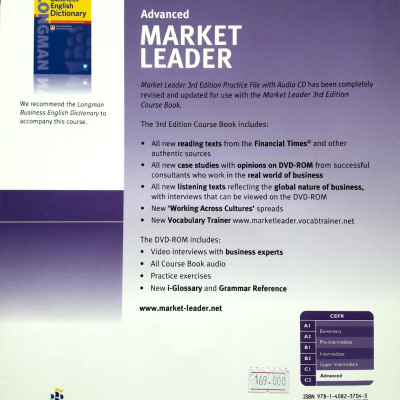 Market Leader 3Rd Edition Advanced Practice File & Practice File Cd Pack